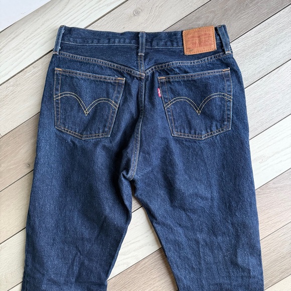 Levi's 501 Indigo Straight Leg Jeans - Picture 5 of 7